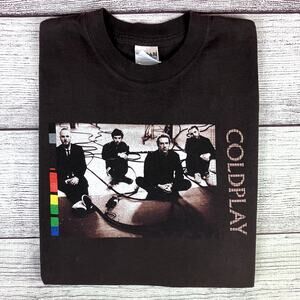 2005 Coldplay Twisted Logic Tour / Band T-shirt